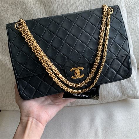 authentic chanel classic flap bag.